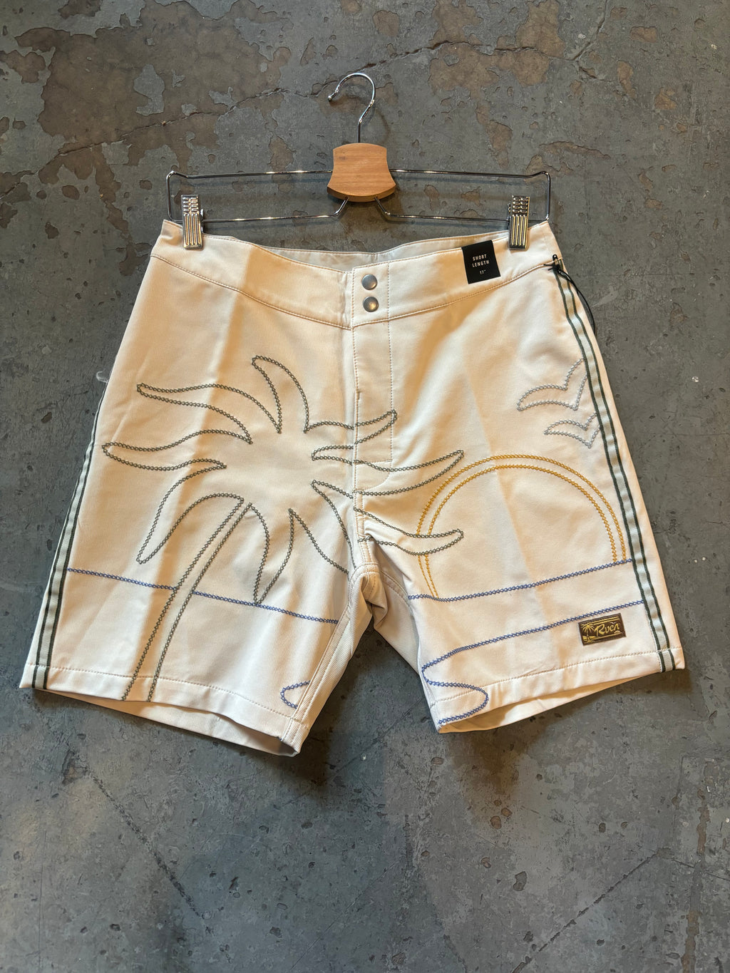 RVCA Embroidered Sunset Exotica Trunk