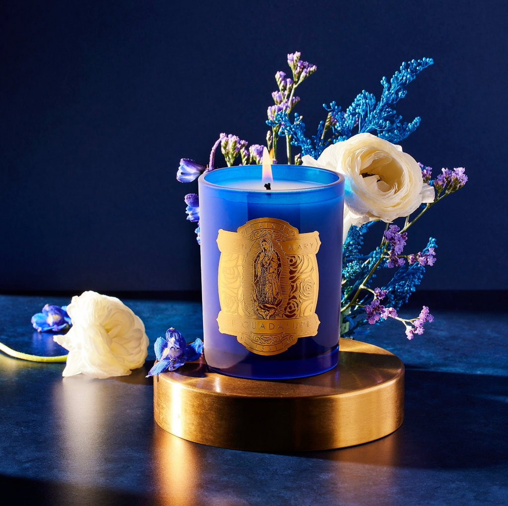SAINT-Virgin Mary of Guadalupe Candle- Oud