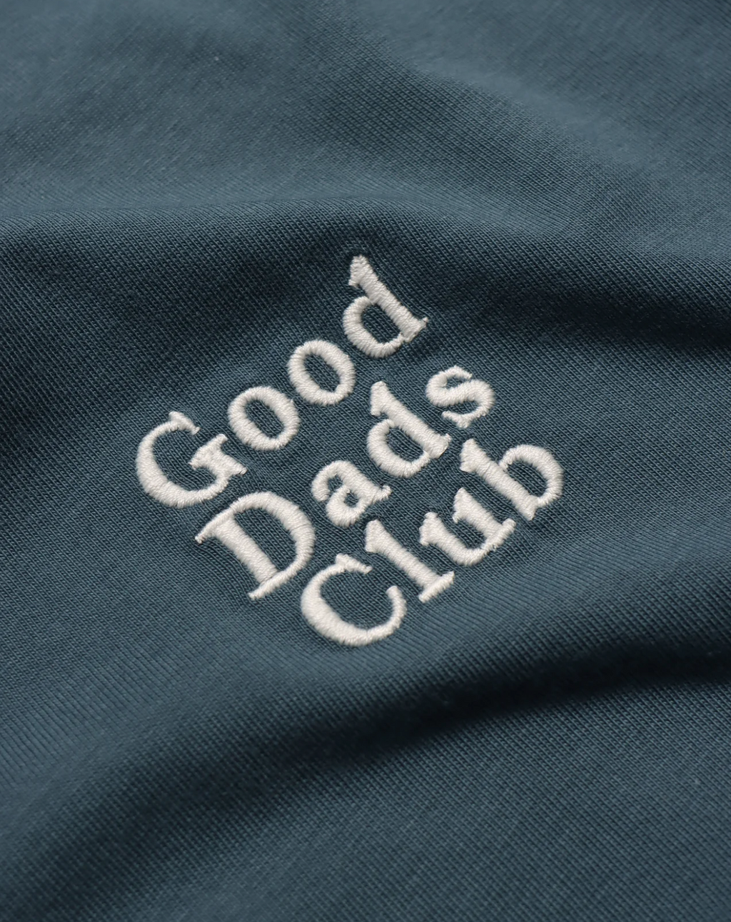 FAR AFIELD - Good Dads Club T-Shirt- Embroidered Stargazer Blue