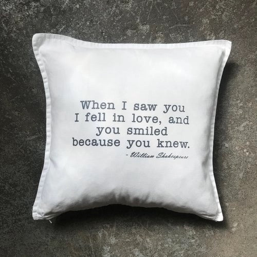 Shakespeare Pillow The Good Wolf Lifestyle Co