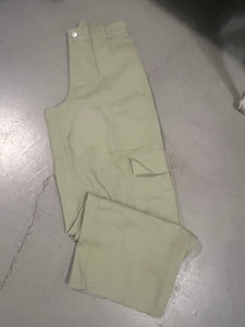 Green Cargo Straight Leg Pant