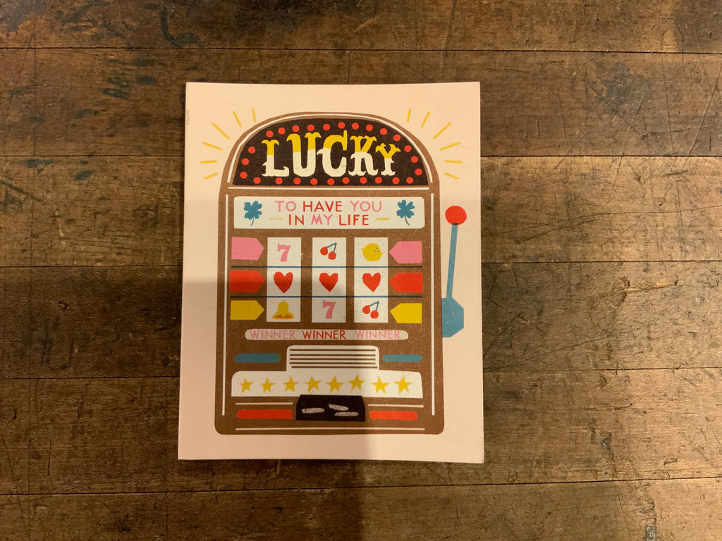 Love Muchly- Lucky Card w/envelope