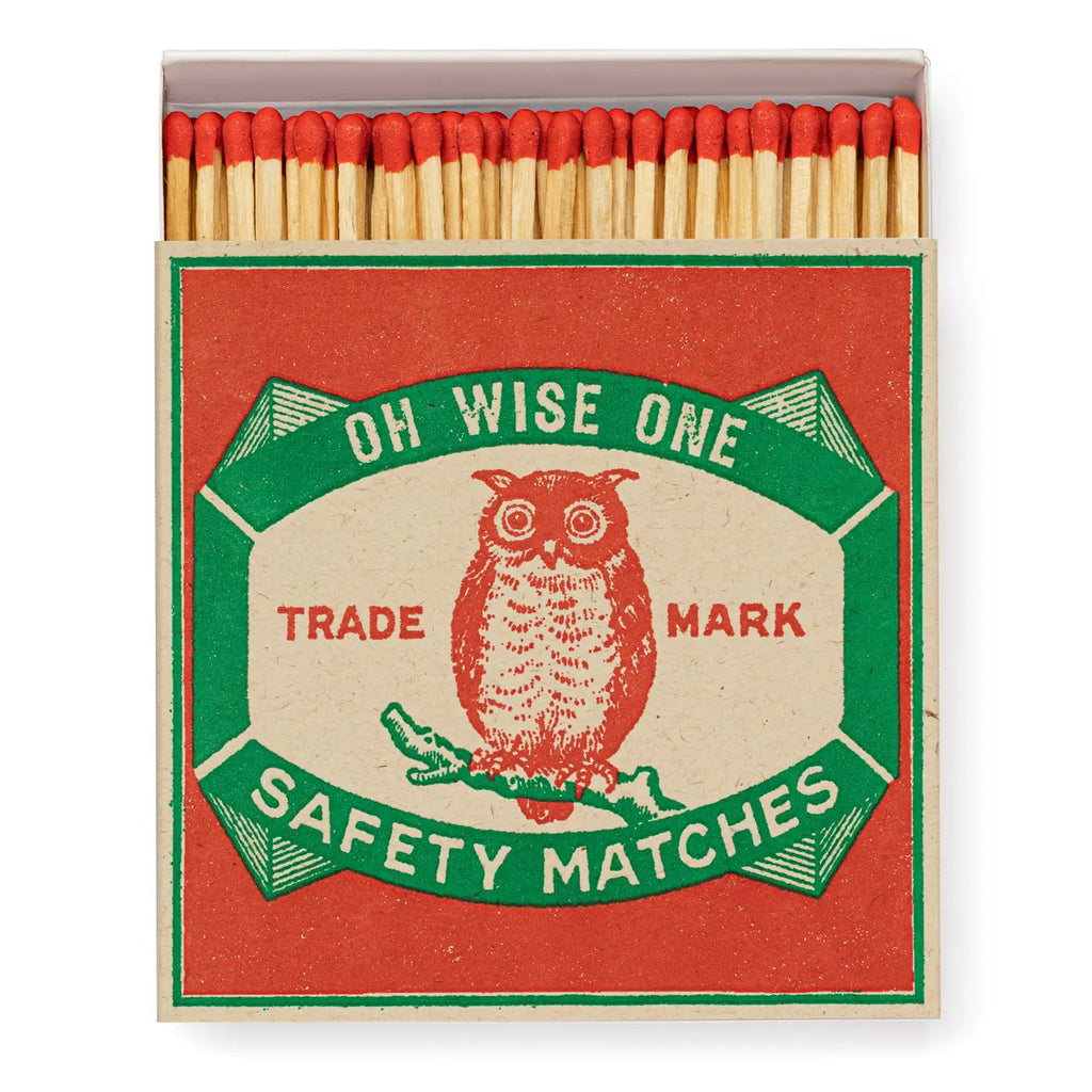 Archivist Gallery Owl Safety Match