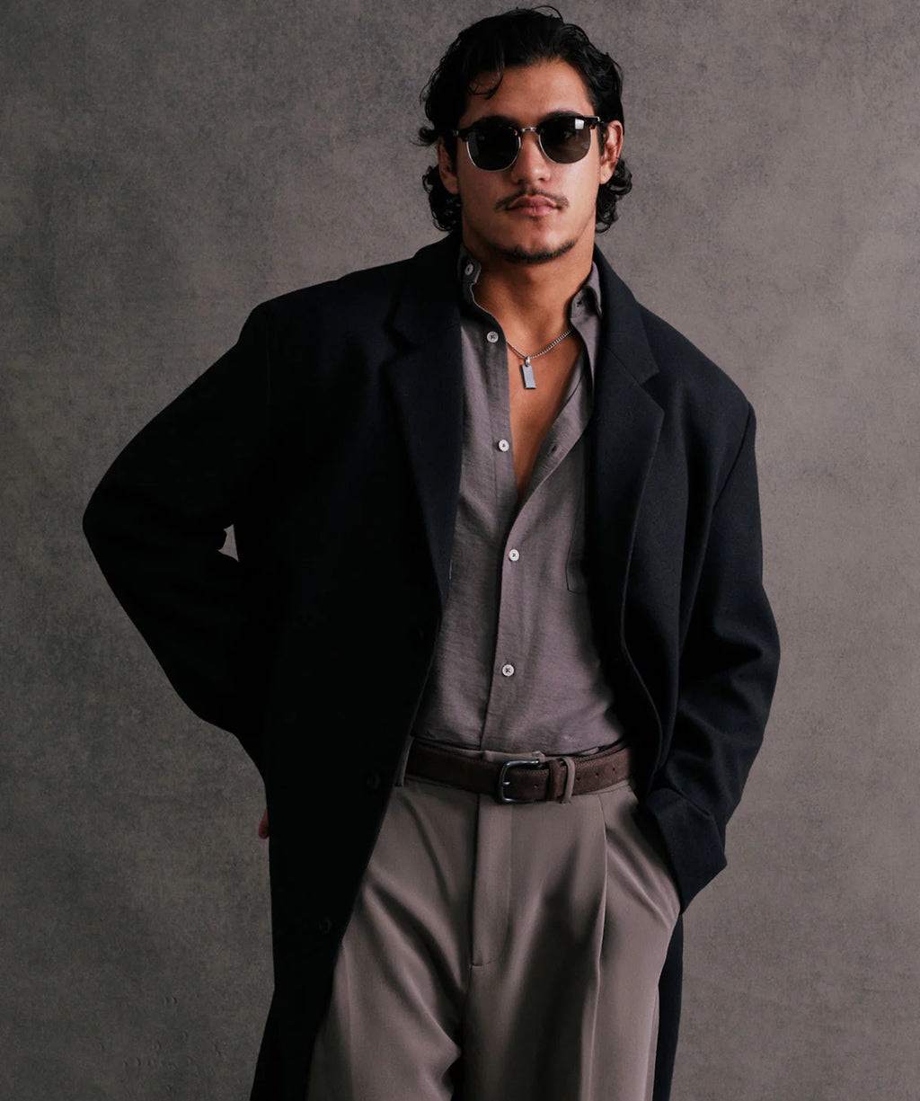 Industrie Jacques Coat in Black