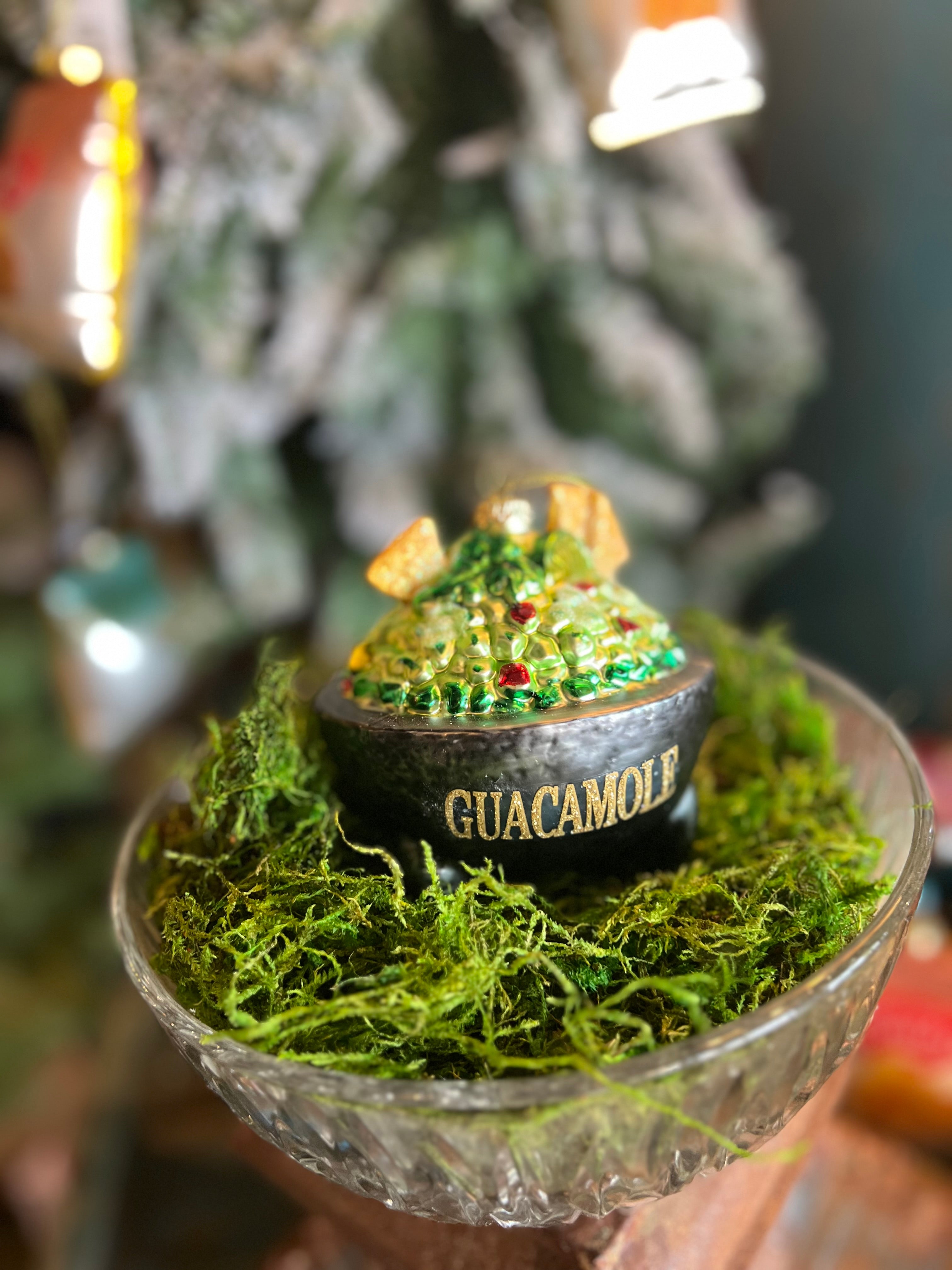 Taco/Guacamole Holiday Ornament