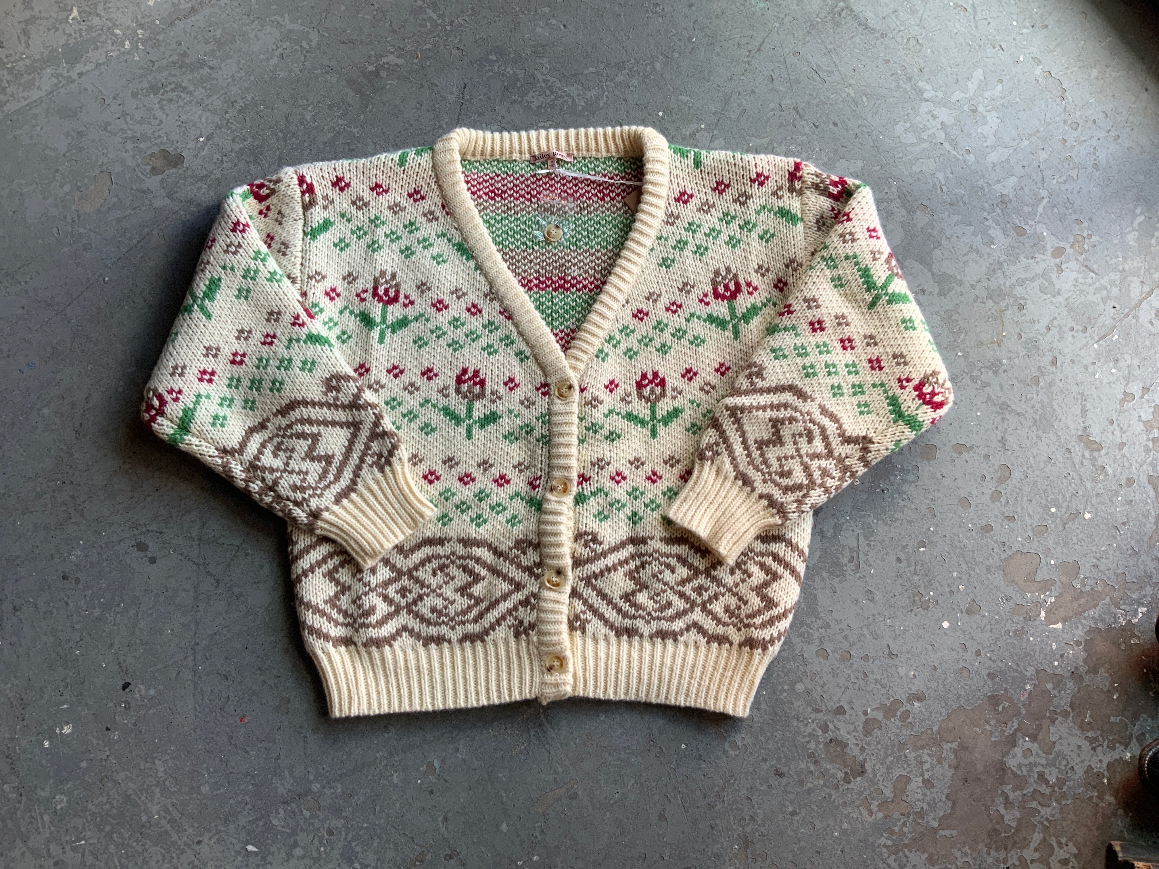 Bailey Rose Vintage Floral Cardigan