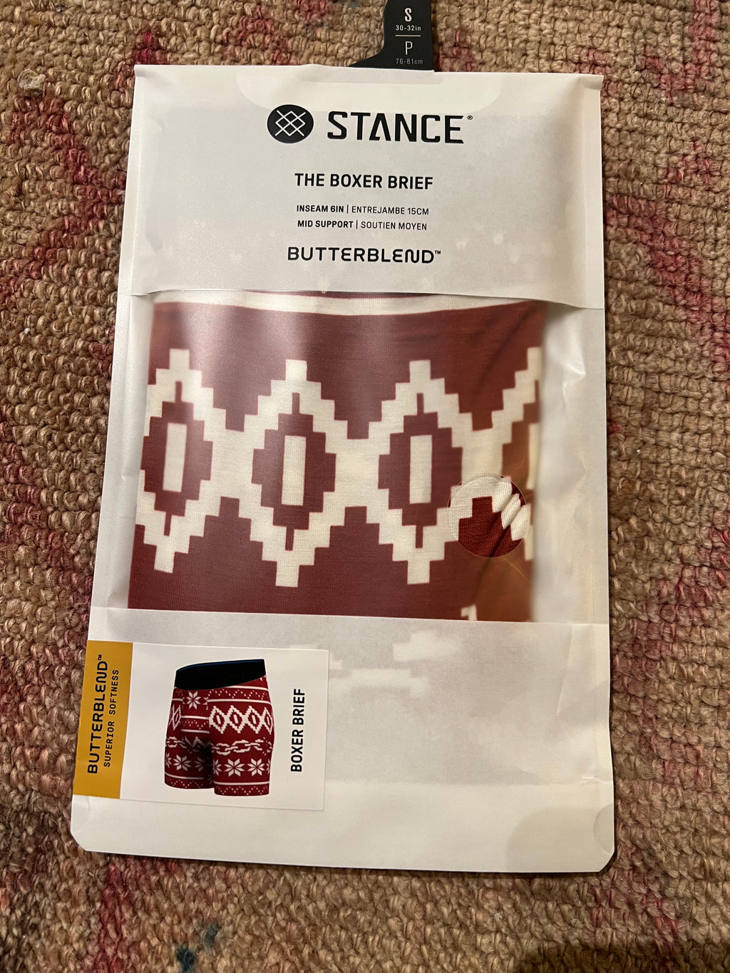 STANCE Break The Season Boxer Brief - Red