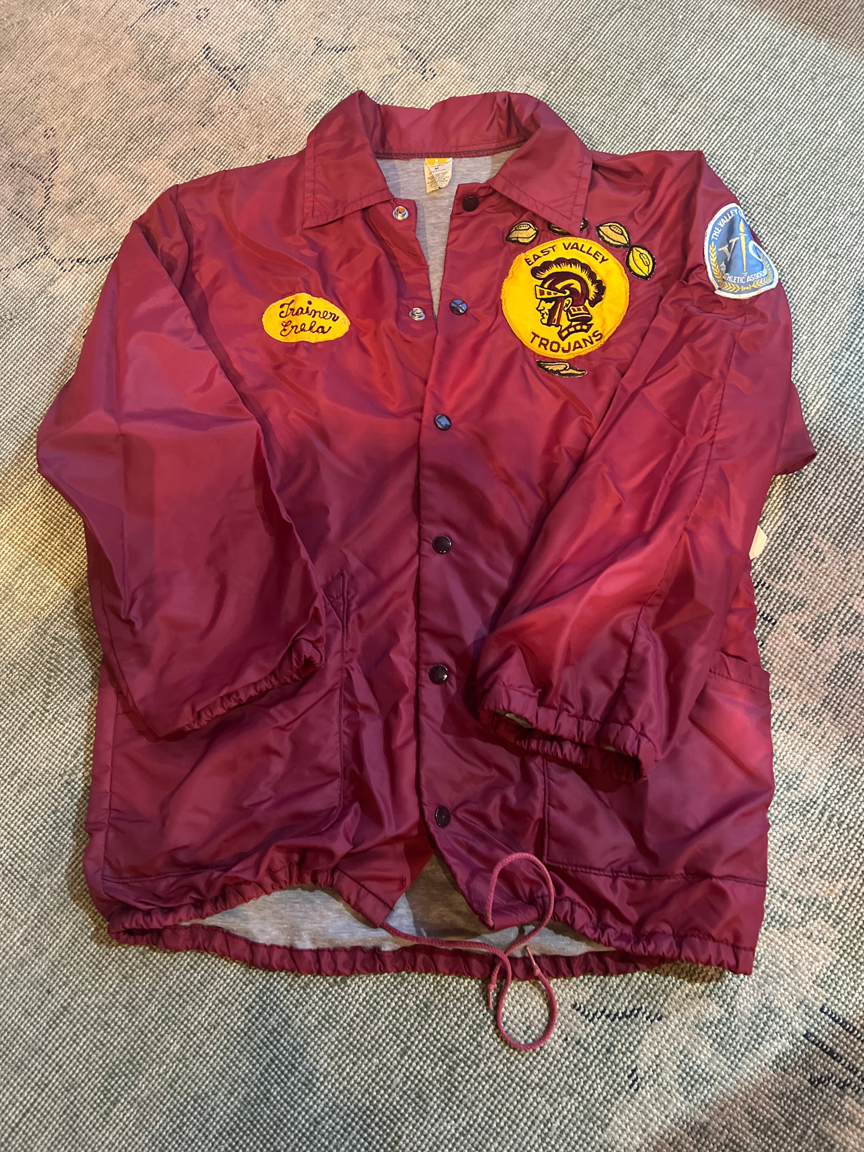 Vintage East Valley Trojans Coaches Jacket