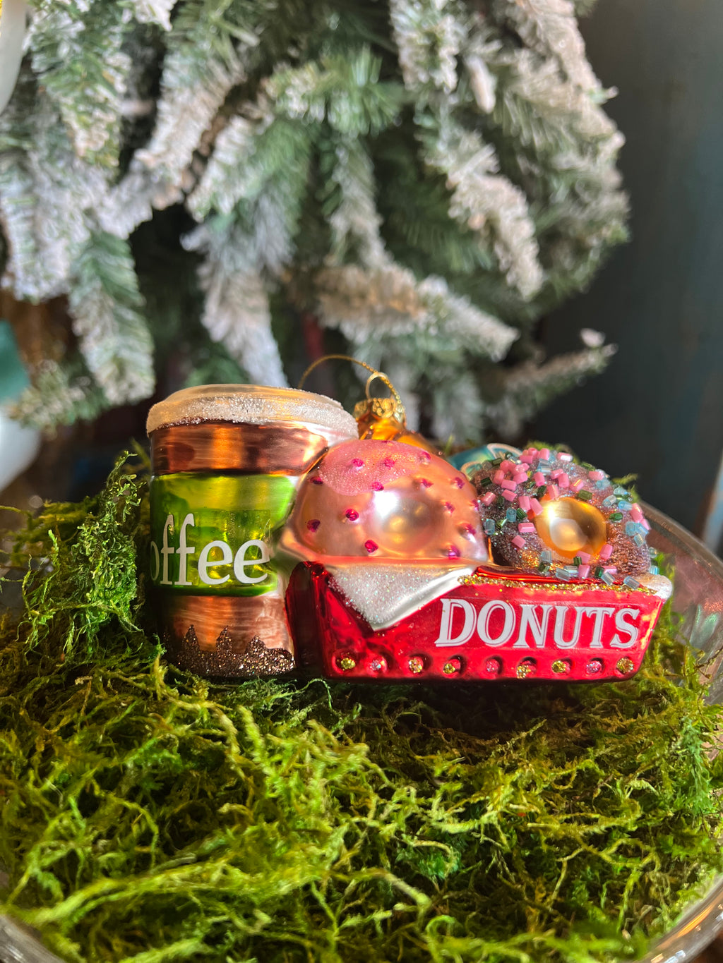 Coffee/Donuts Holiday Ornament