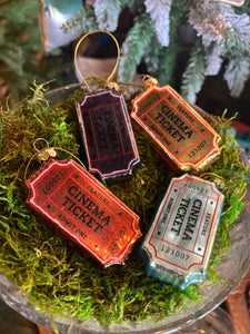 Theatre Ticket Holiday Ornament