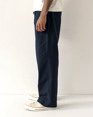 Far Afield House Trouser - Navy Panama Twill