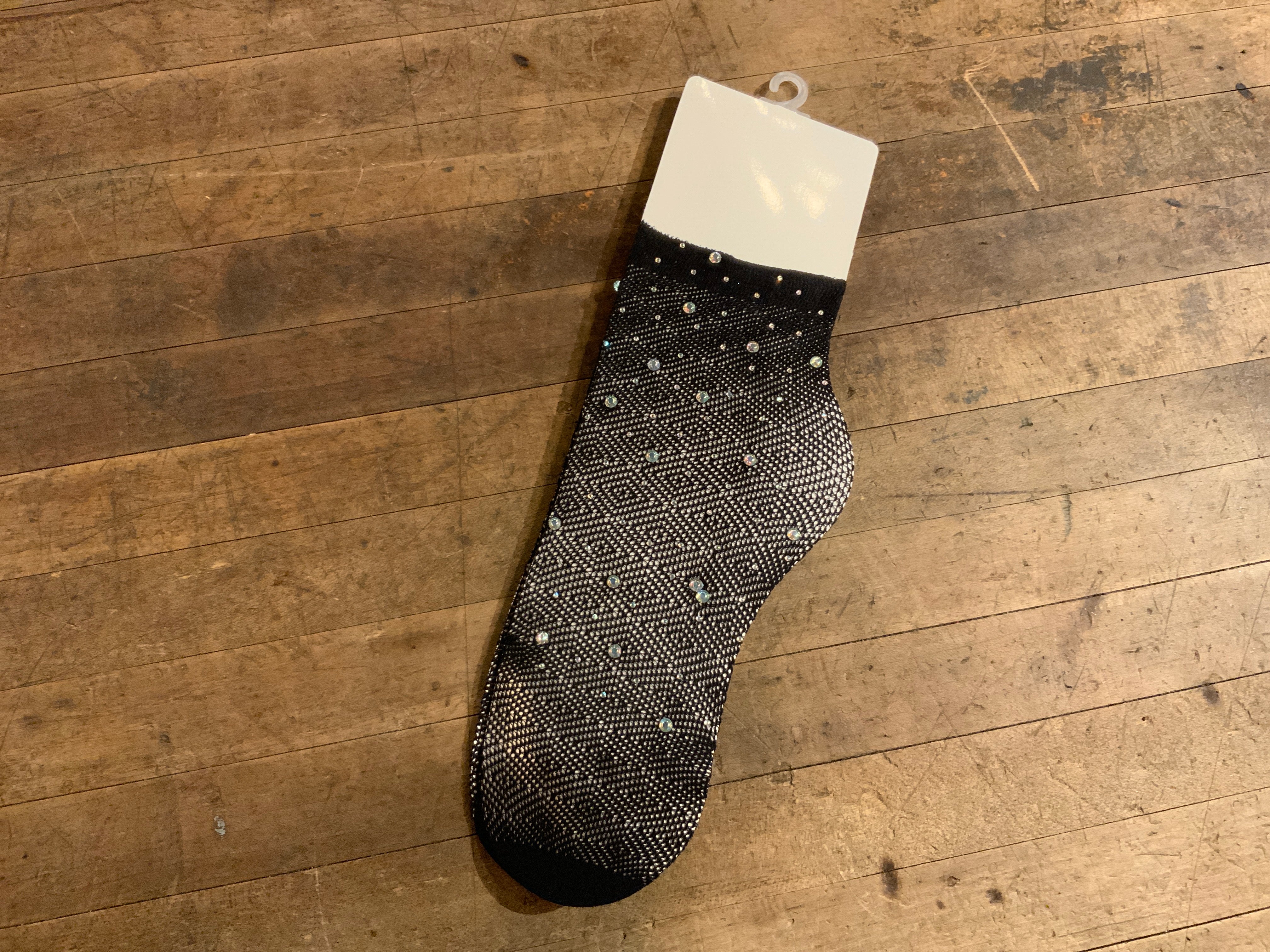 Mesh Sparkle Socks