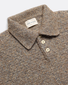 Kier Knitted Polo - Diamond Cable