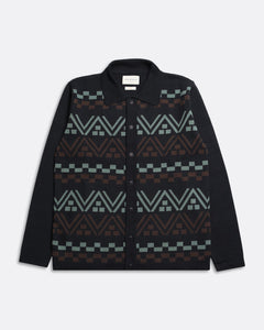 Far Afield Zigger Cardigan - Peysa Stripe