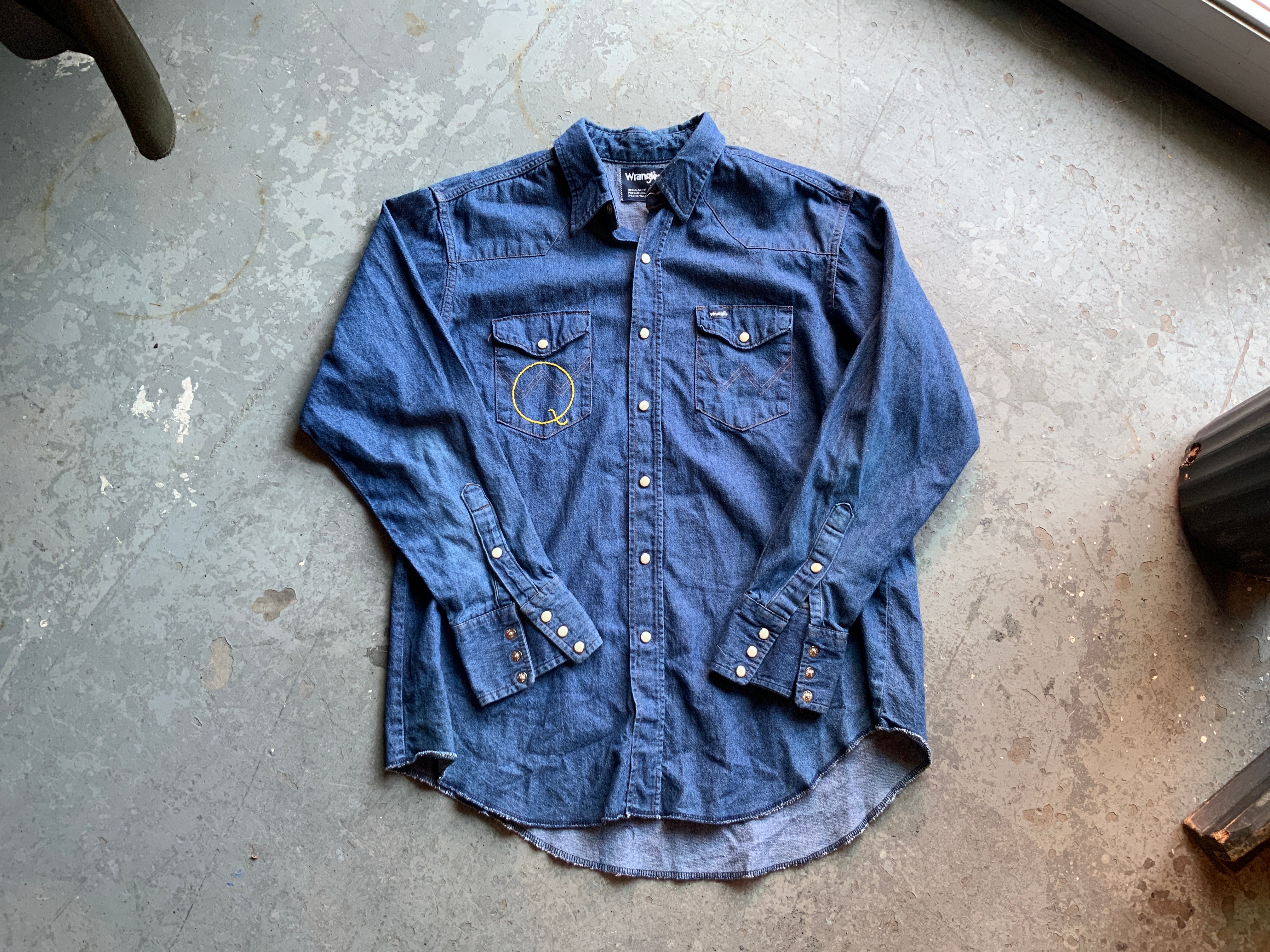 Murphys Law Denim Wrangler Pearl Snap