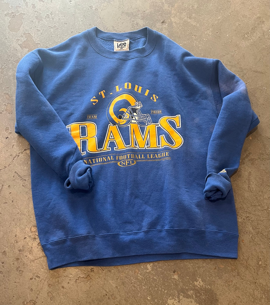 Vintage St. Louis Rams NFL Sweatshirt in Men's Large
