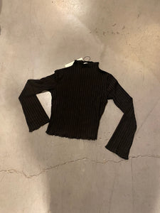 Black High Neck Sweater