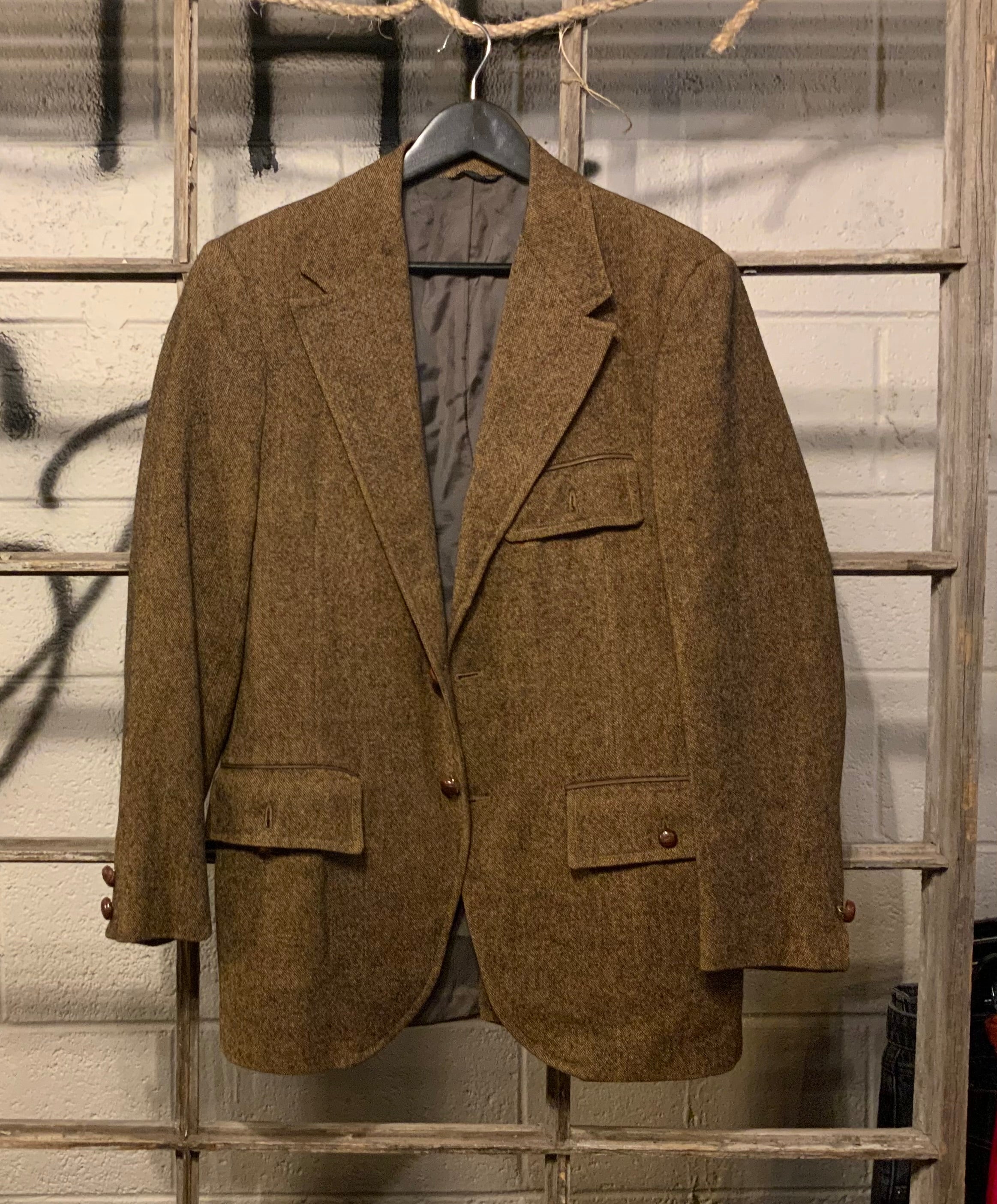 Murphys Law Brown Tweed Blazer