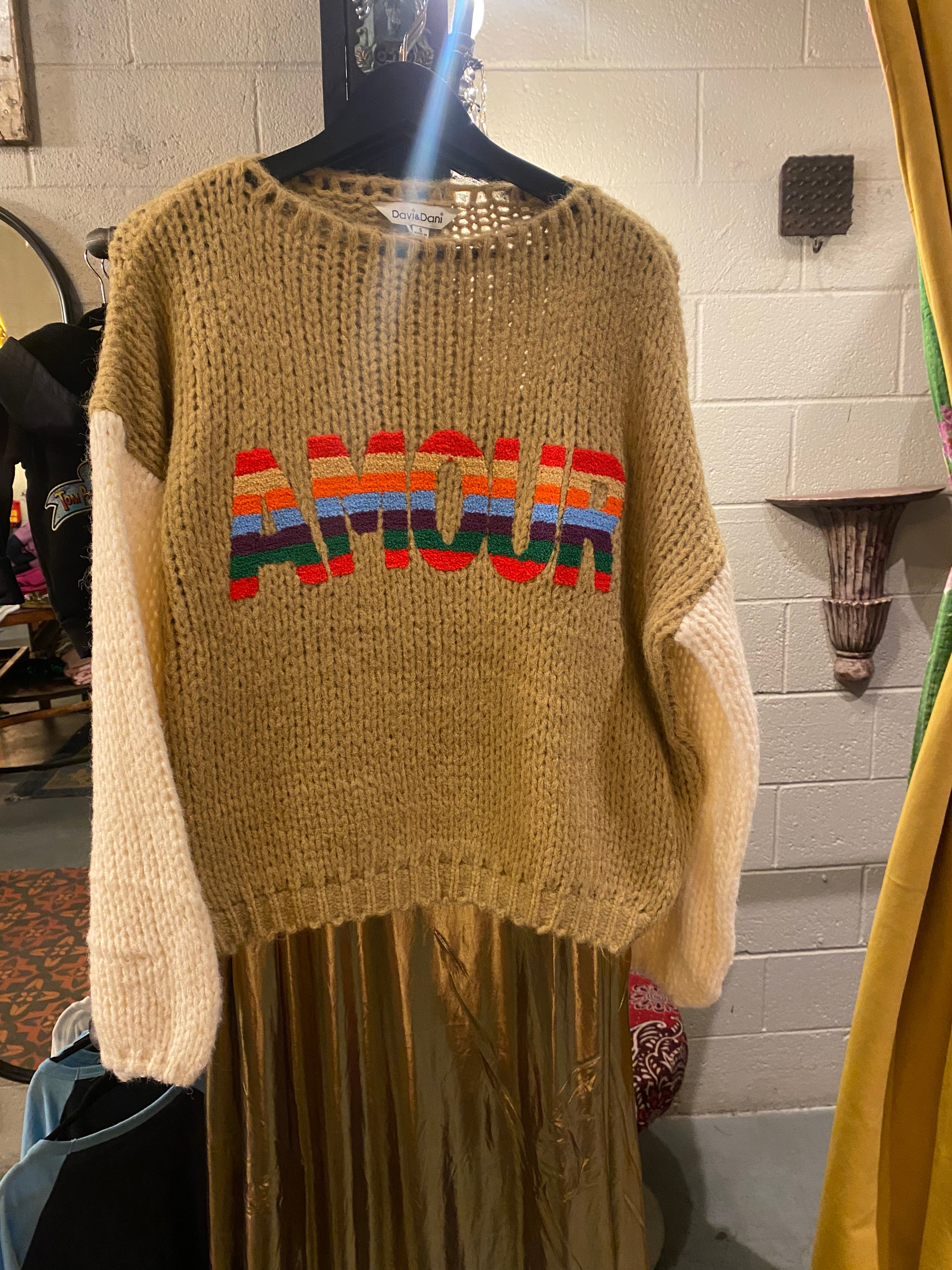 Amour Beige Sweater