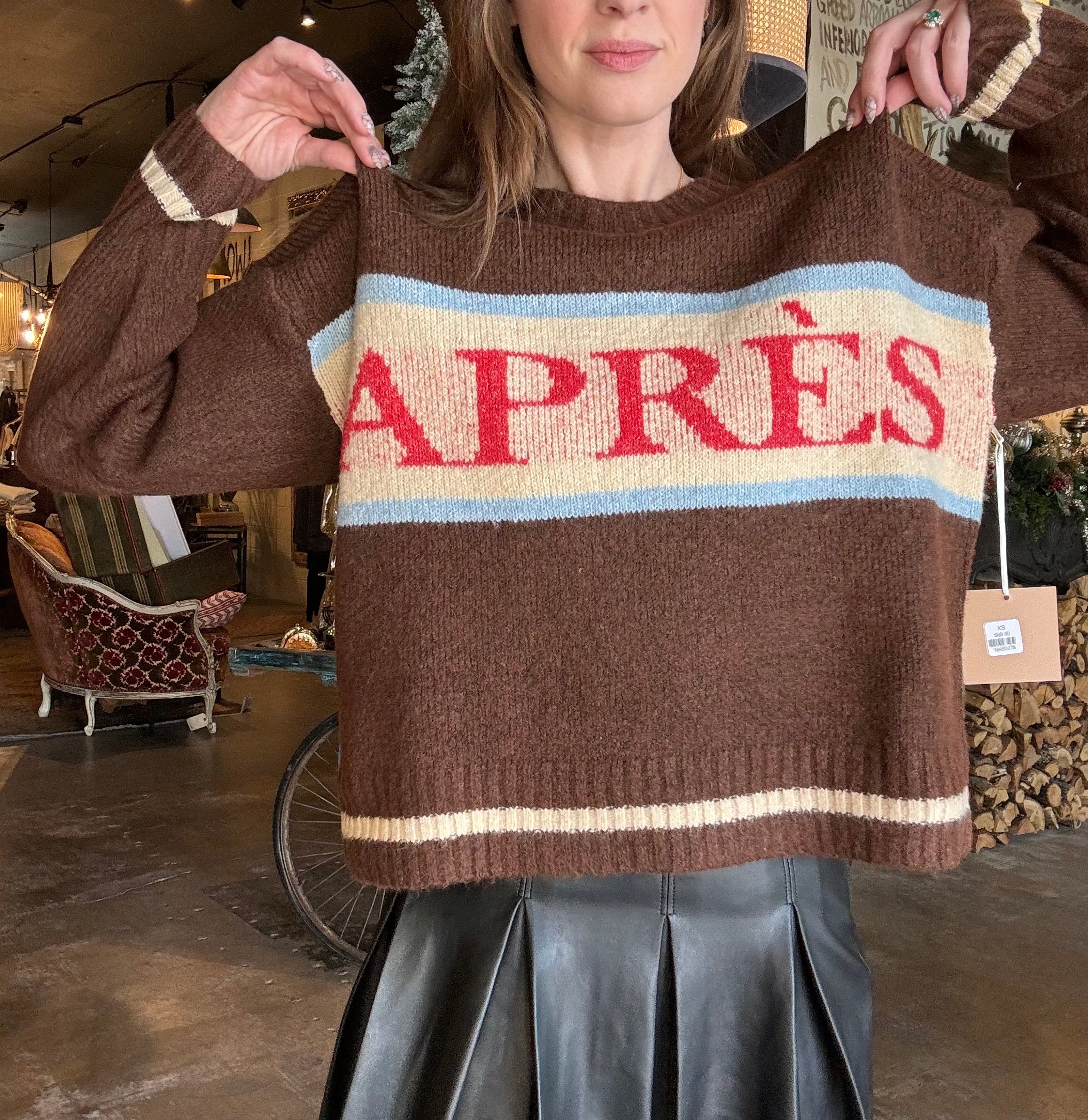 Bailey Rose Apres Brown Sweater