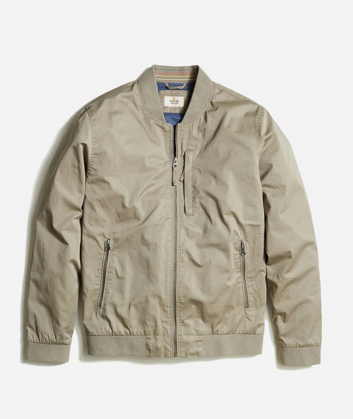 Marine Layer Rossland Wax Canvas Bomber