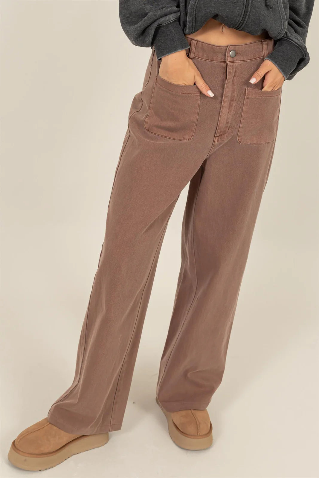 High Waist Leg Pants