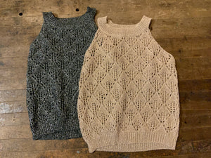 Crochet Metallic Tank Top