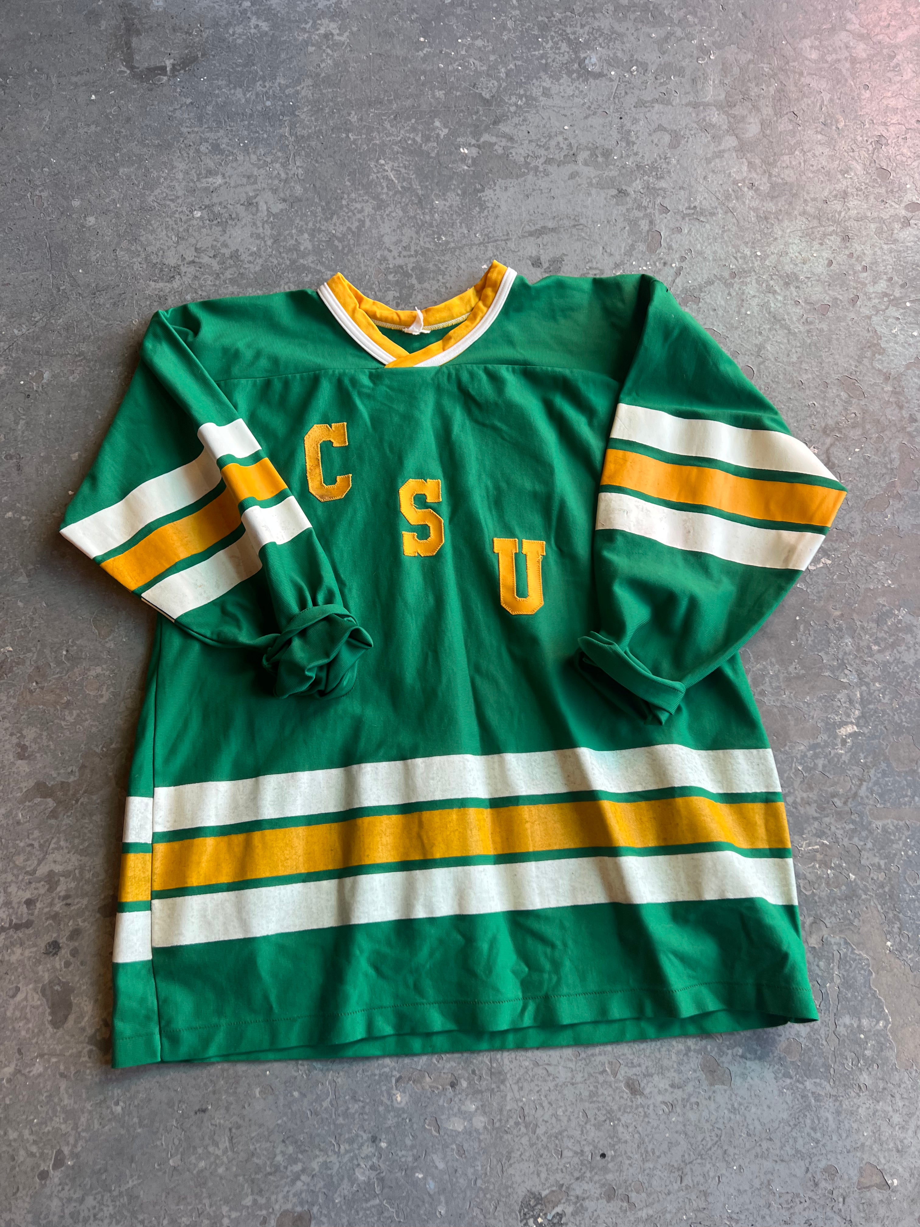 Vintage CSU Green Long Sleeve Jersey