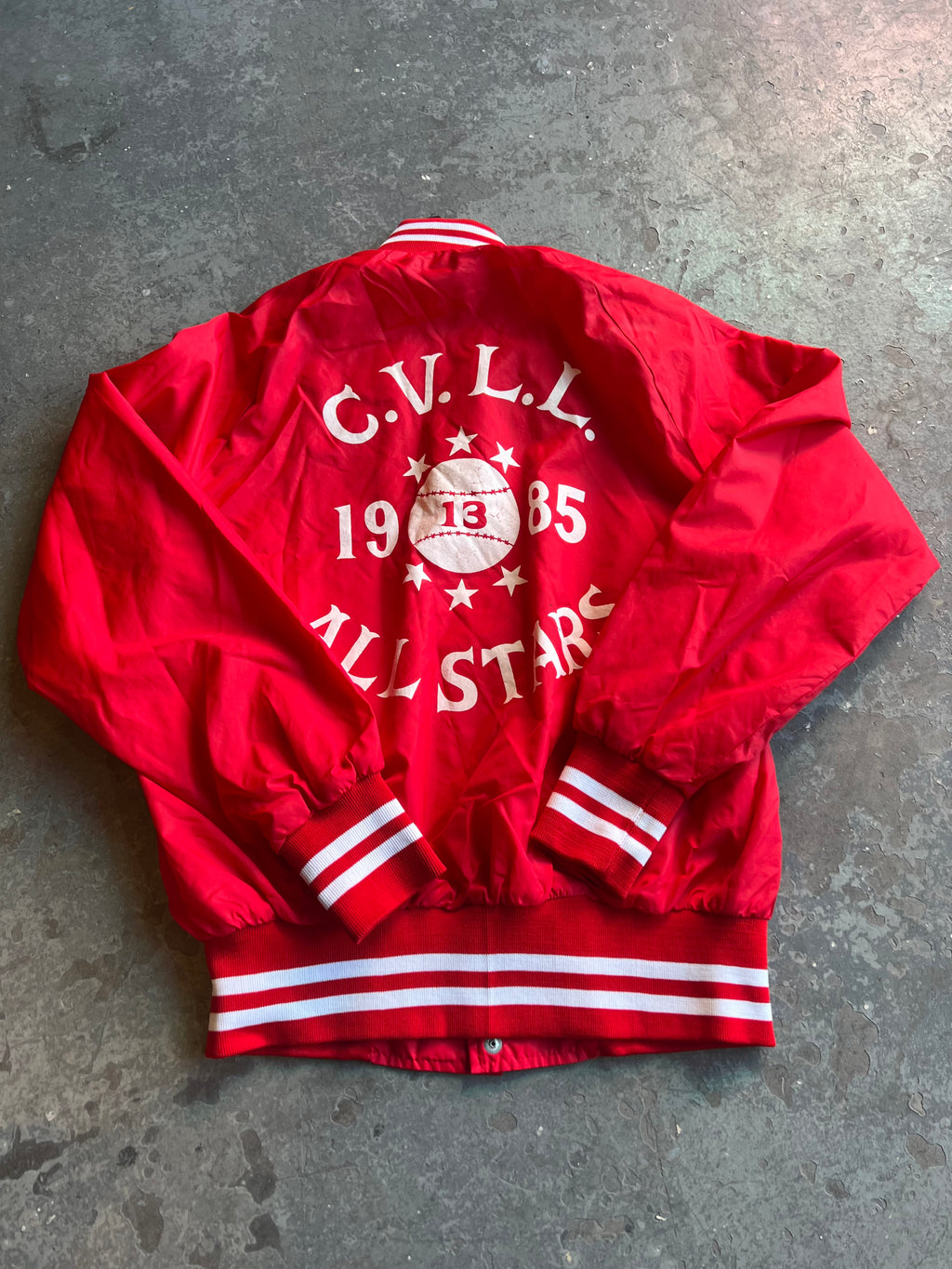 Vintage CVLL Baseball AllStars Players Jacket