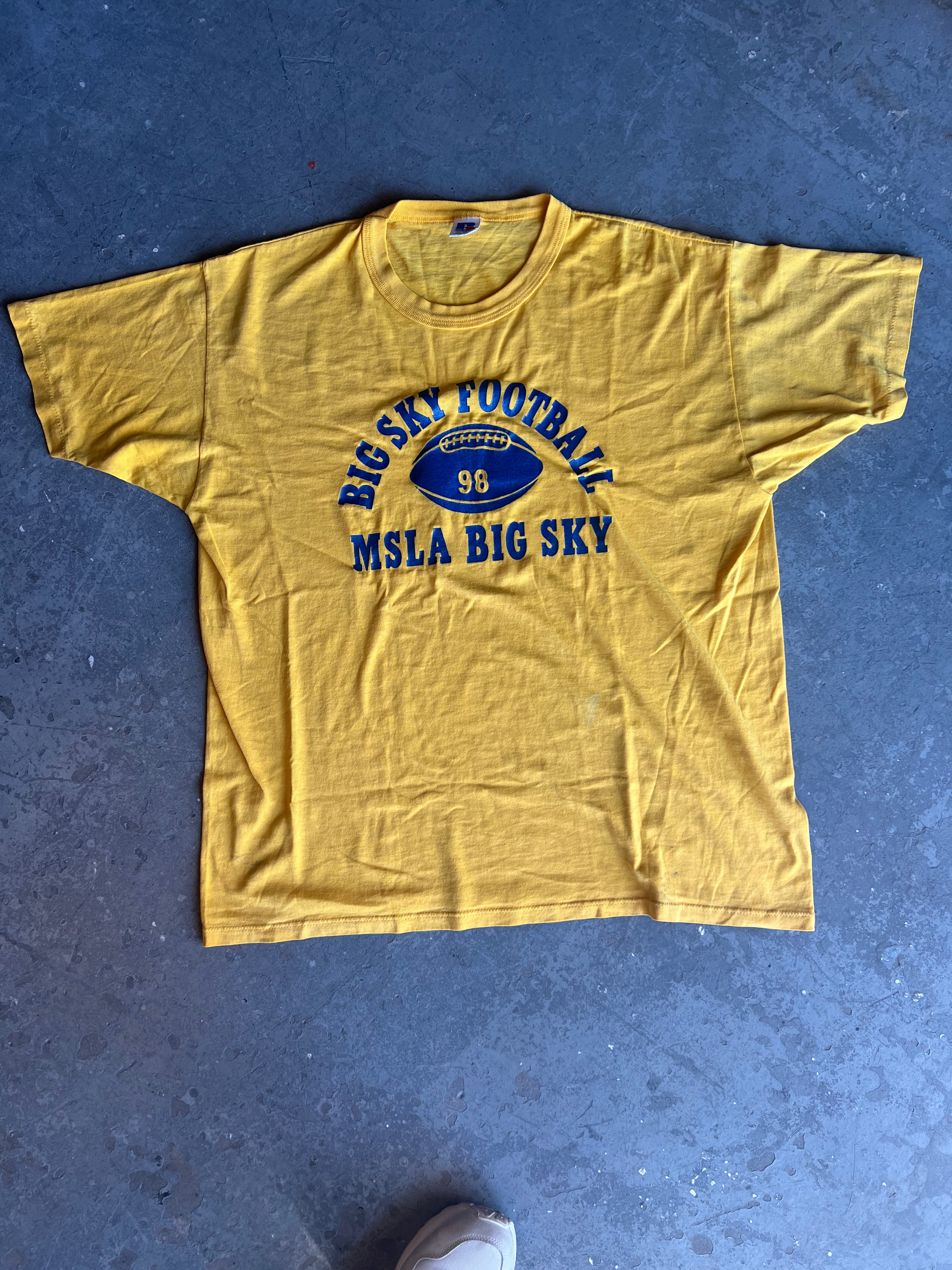 Vintage Big Sky MSLA Football Tee