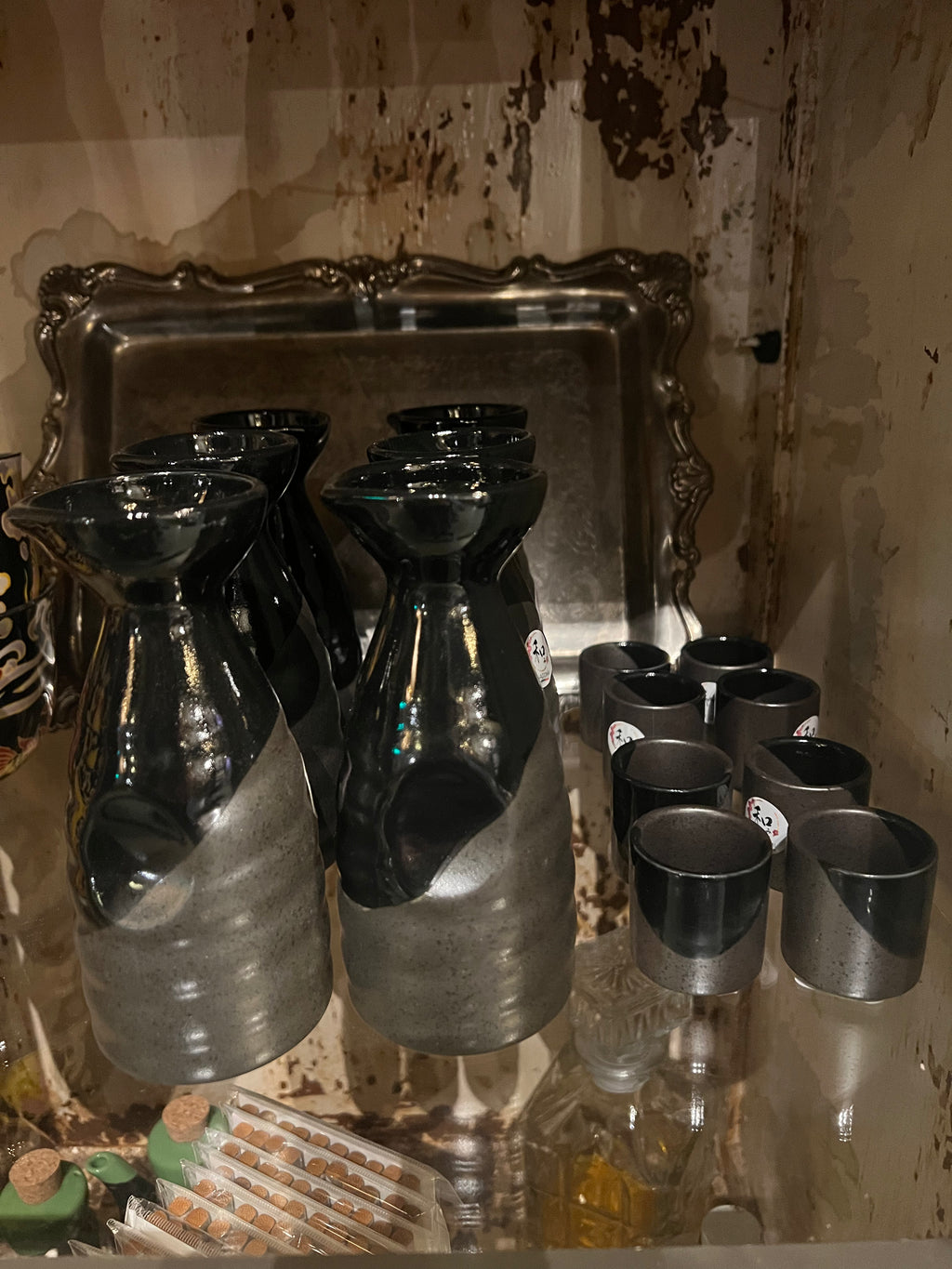 Sake Bottle Black Matte - 10 oz