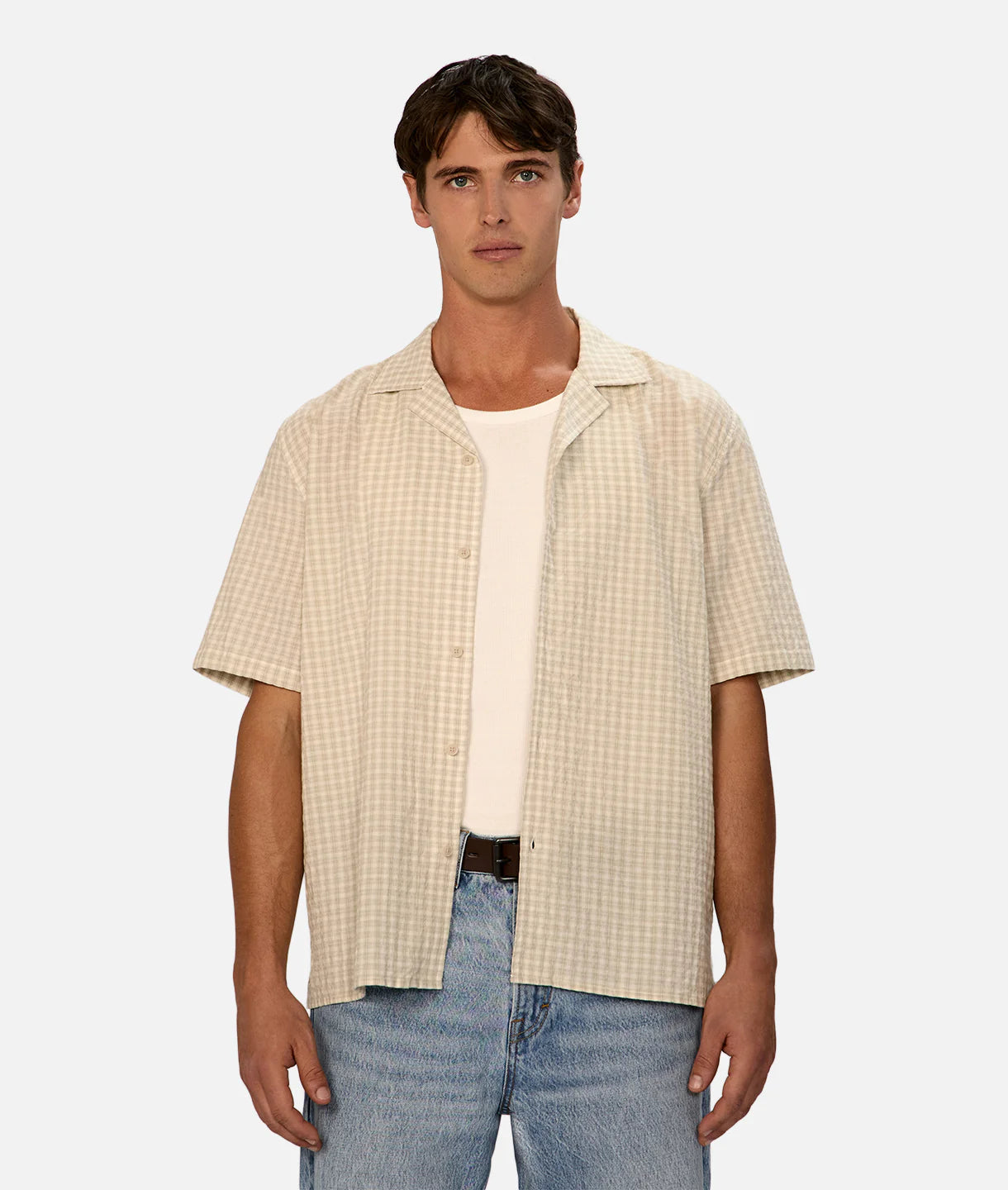 Industrie Iowa S/S Shirt in Sage