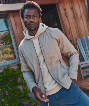 Marine Layer Rossland Wax Canvas Bomber