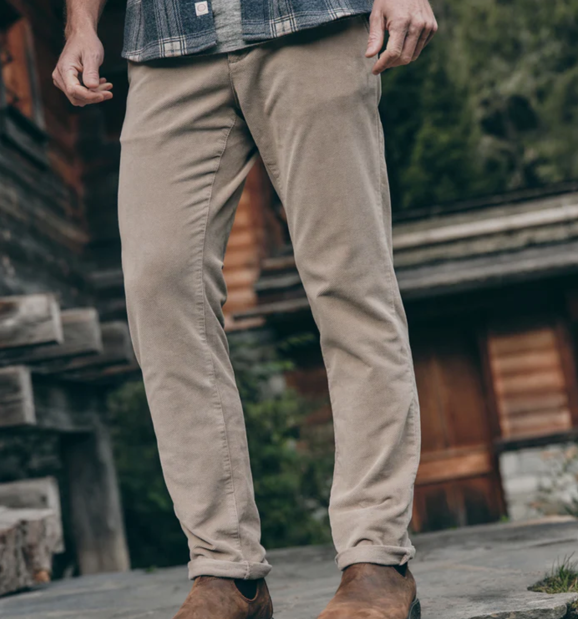 Marine Layer Moleskin Chino Taupe Pant