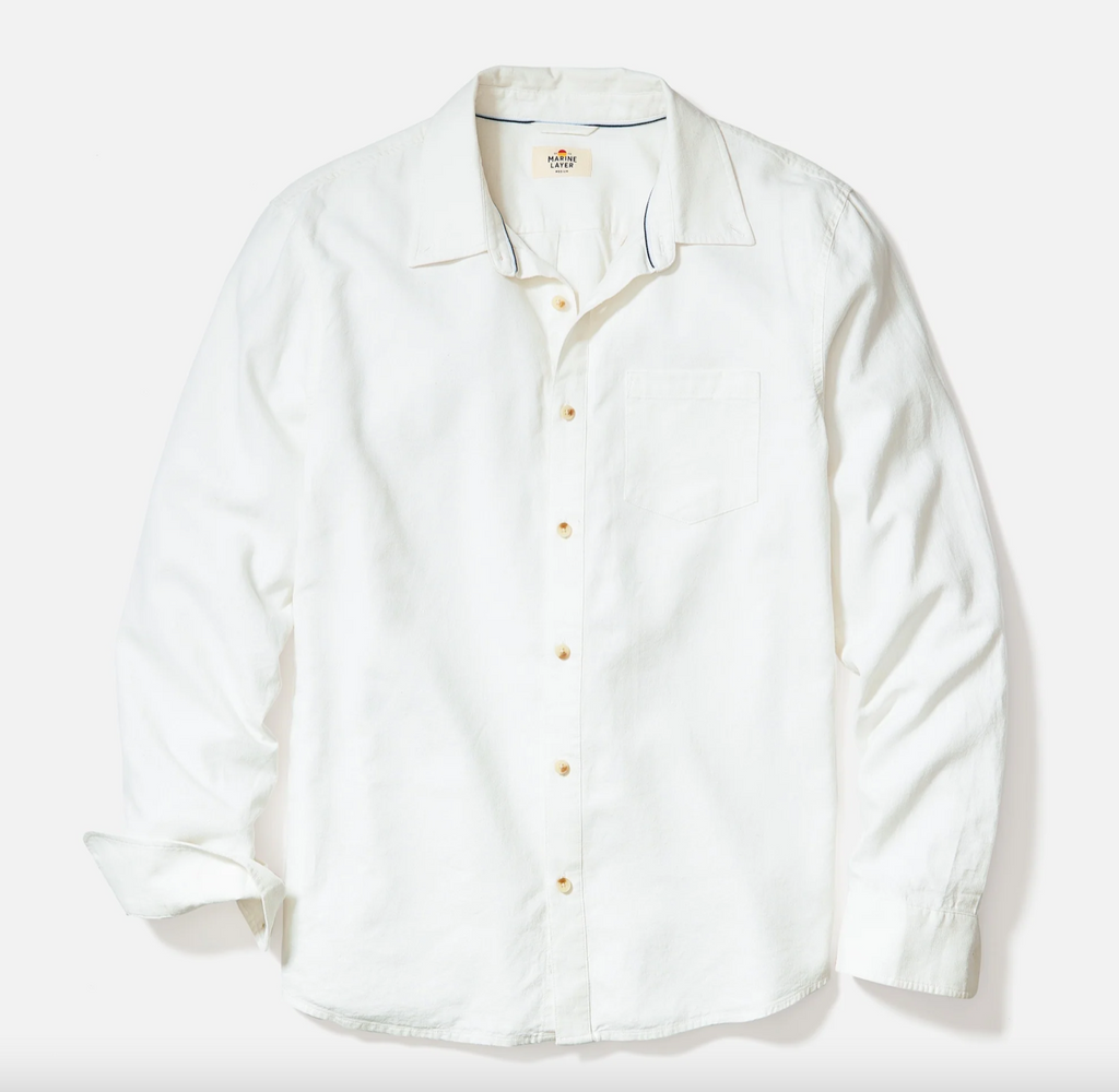 Marine Layer Better-Than-Linen Long Sleeve