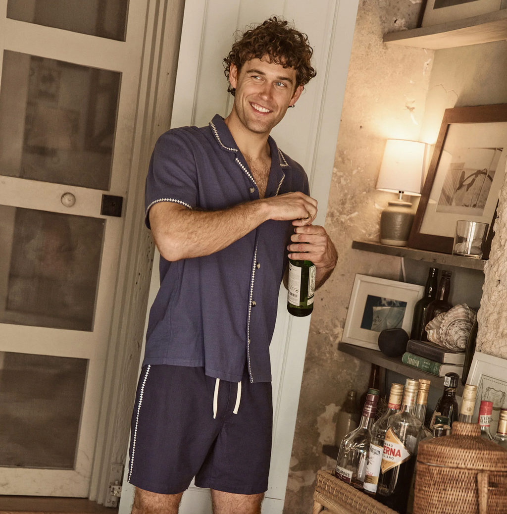 Marine Layer Embroidered Resort Shirt