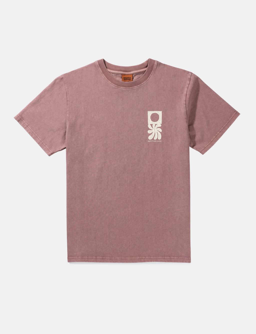 Rhythm-Flora Vintage SS T-shirt-Guava