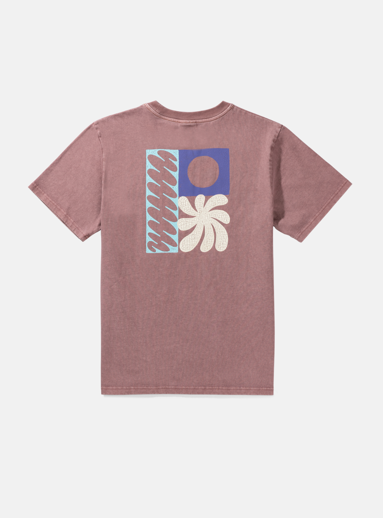 Rhythm-Flora Vintage SS T-shirt-Guava