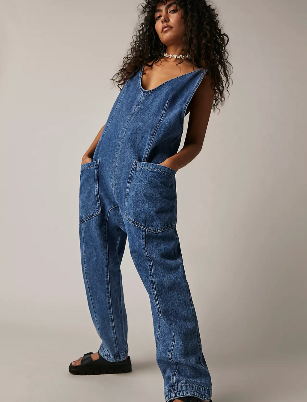 Free People High Roller Jumpsuit