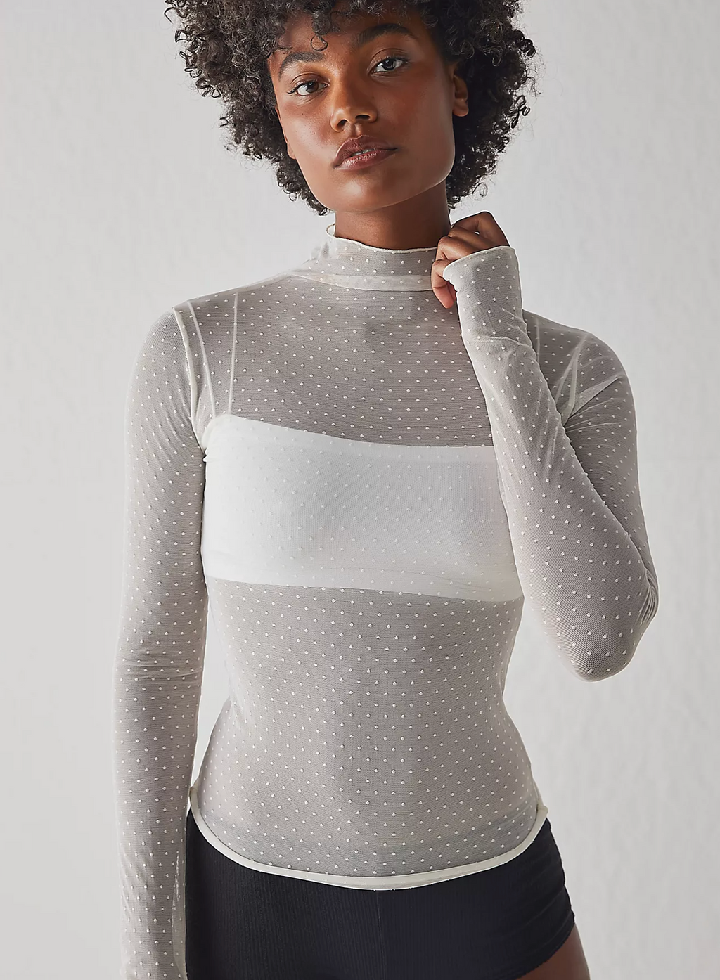 Free People On The Dot Layering Top