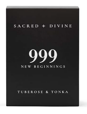 SACRED & DIVINE 999 NEW BEGINNINGS CANDLE
