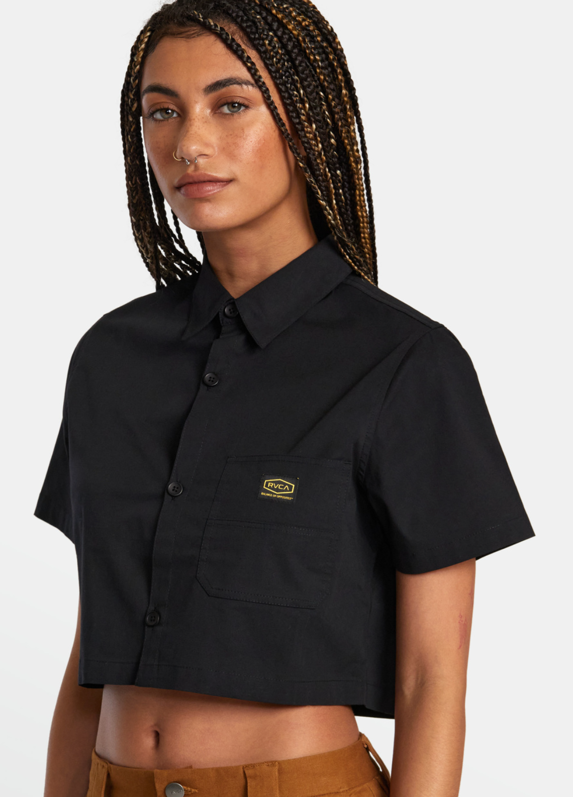 RVCA Recession 2 Cropped Shirt
