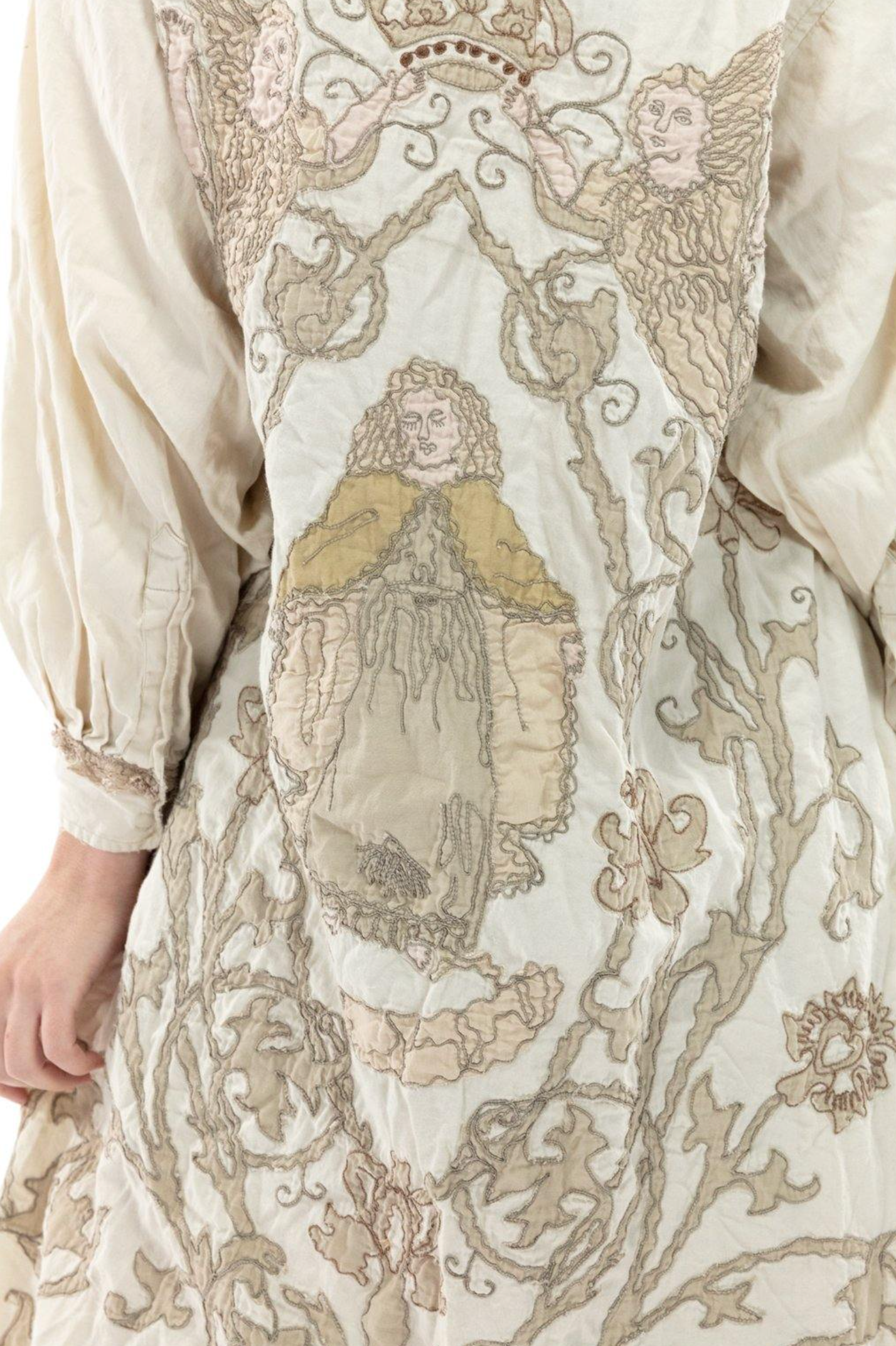 Magnolia Pearl Leola Embroidered Smock Coat