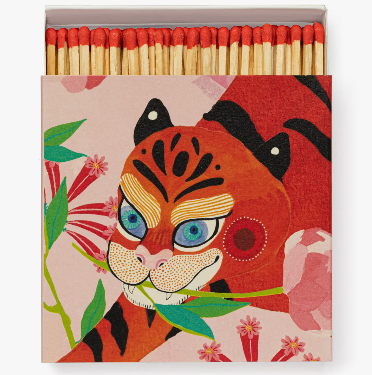Archivist Gallery " Tiger and Peony" Matchbox