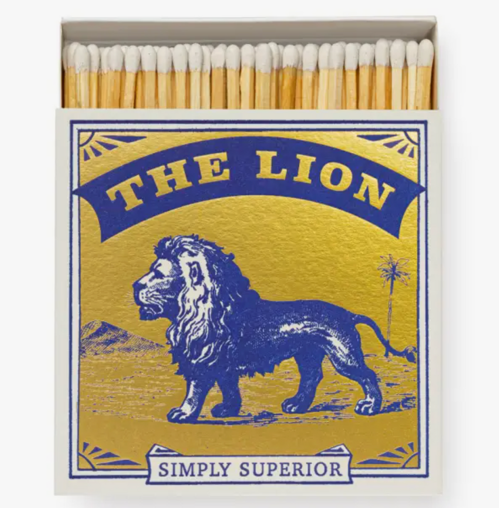 Archivist Gallery " Gold Lion " Matchbox