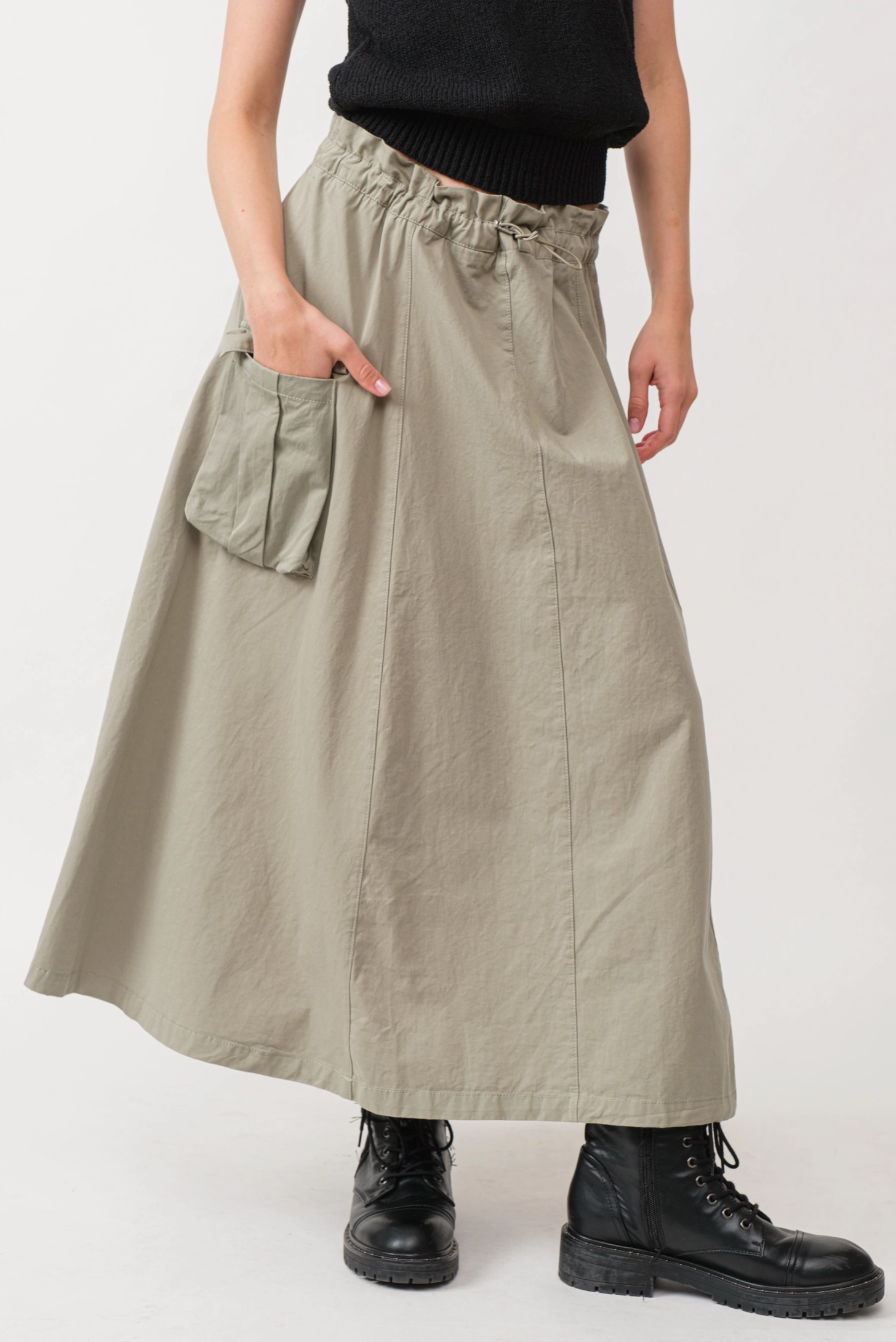 Carolina Cotton Maxi Skirt