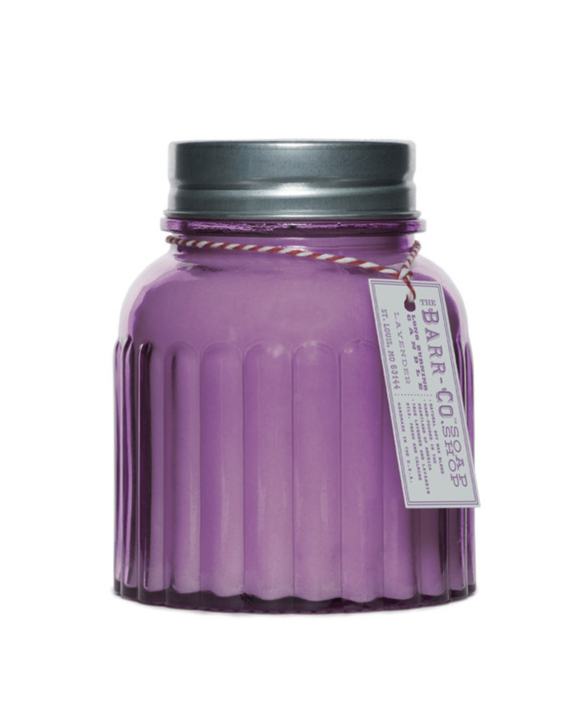 BARR-CO. APOTHECARY JAR CANDLE- LAVENDER