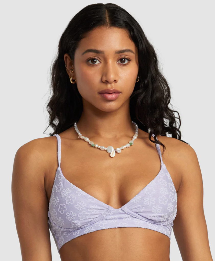 RVCA Delia High Triangle Bikini Top