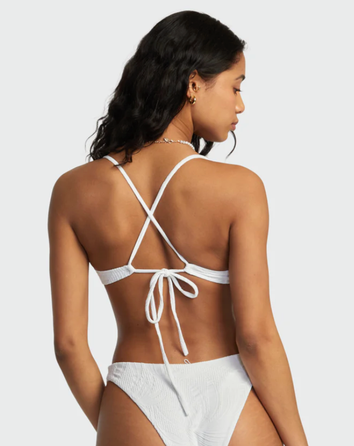 RVCA Palm Grooves V-Wire Crossback Bikini Top