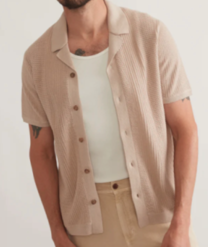 Marine Layer Asher Sweater Resort Shirt